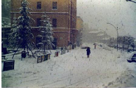 Neve a Guarcino 1986